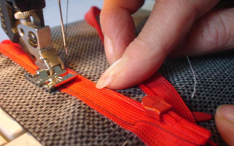 verdeckter reissverschluss einnaehen