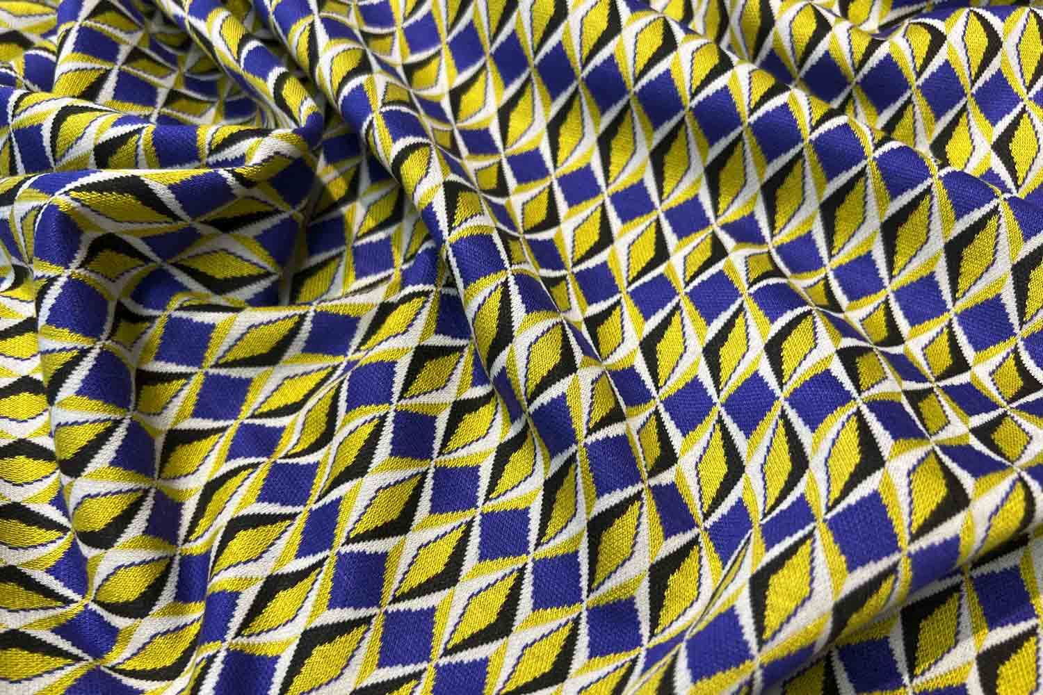 jaquard jersey gemustert